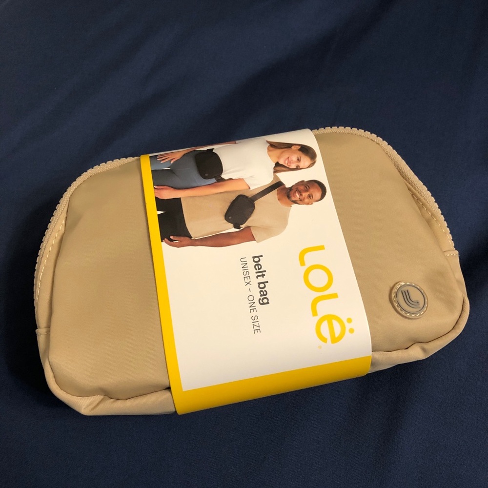 NEW Lole belt bag cream unisex one size